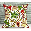 100% Cotton Embroidery Cushion Cover (QCK-1501)